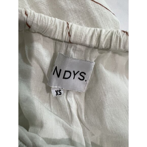 SNDYS Wide Leg Striped Pants in Ecru - Picture 5 of 5